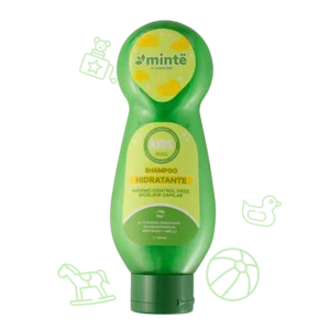 Shampoo Minte Kids hidratante envase verde control frizz