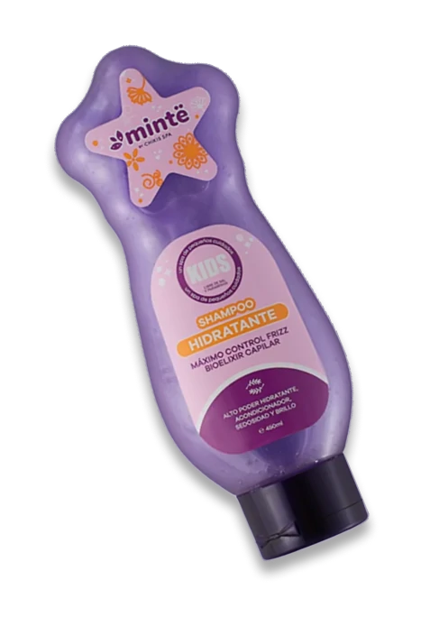 shampoo infantil máximo control frizz bioelixir 450 ml color morado