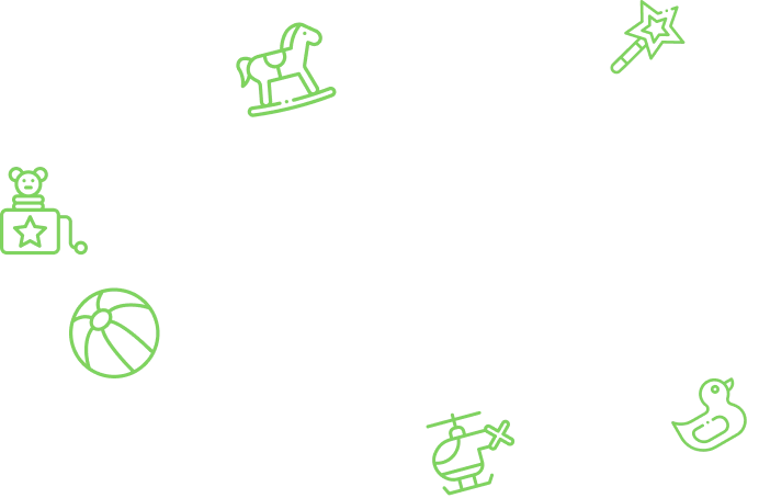 textura infantil verde